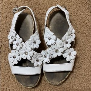 toddler girls ugg sandals size 10white